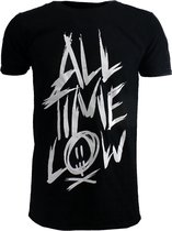 All Time Low Scratch Band T-Shirt Zwart - Officiële Merchandise