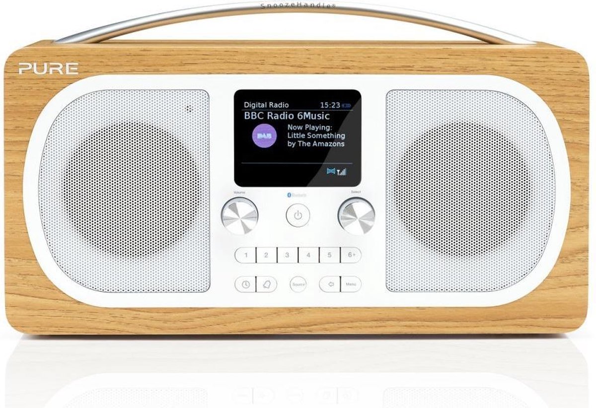 Pure Evoke H6 DAB+ Radio met Bluetooth, Oak bol