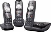 Gigaset A475A - Trio DECT telefoon - met antwoordapparaat - Zwart