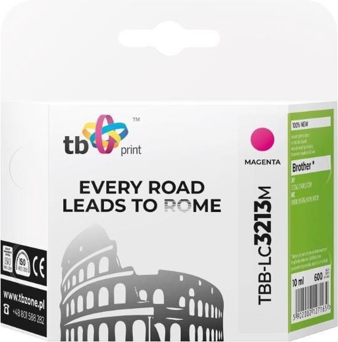 TB Print TBB-LC3213M inktcartridge 1 stuk(s) Compatibel Magenta