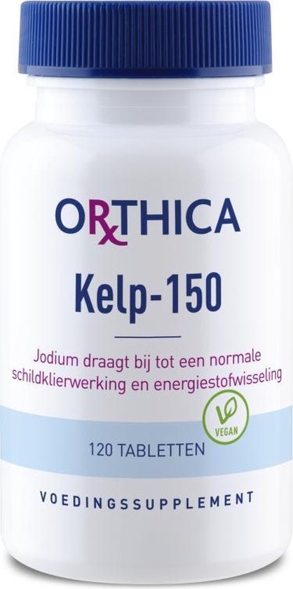 ergens Depressie Discrimineren Orthica Kelp-150 (mineralen) - 120 Tabletten | bol.com