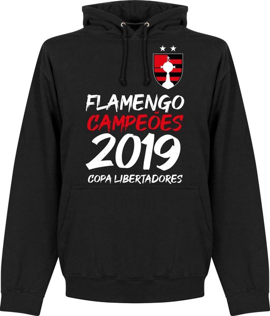 Flamengo 2019 Copa Libertadores Champions Hoodie - Zwart - XL - Retake