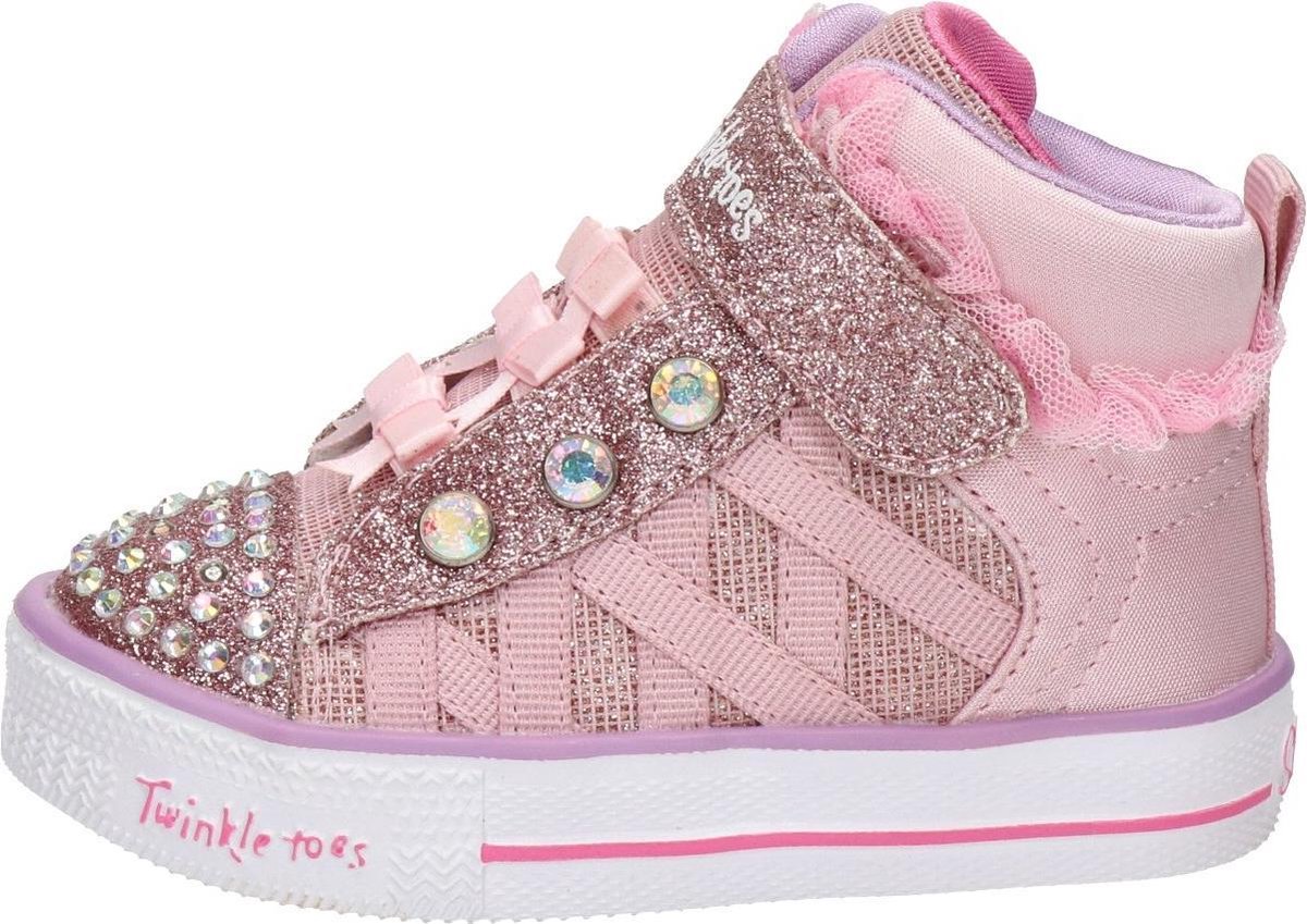 Duplicatie gras Bijwerken Skechers Twinkle Toes meisjes sneaker - Roze - Maat 21 | bol.com