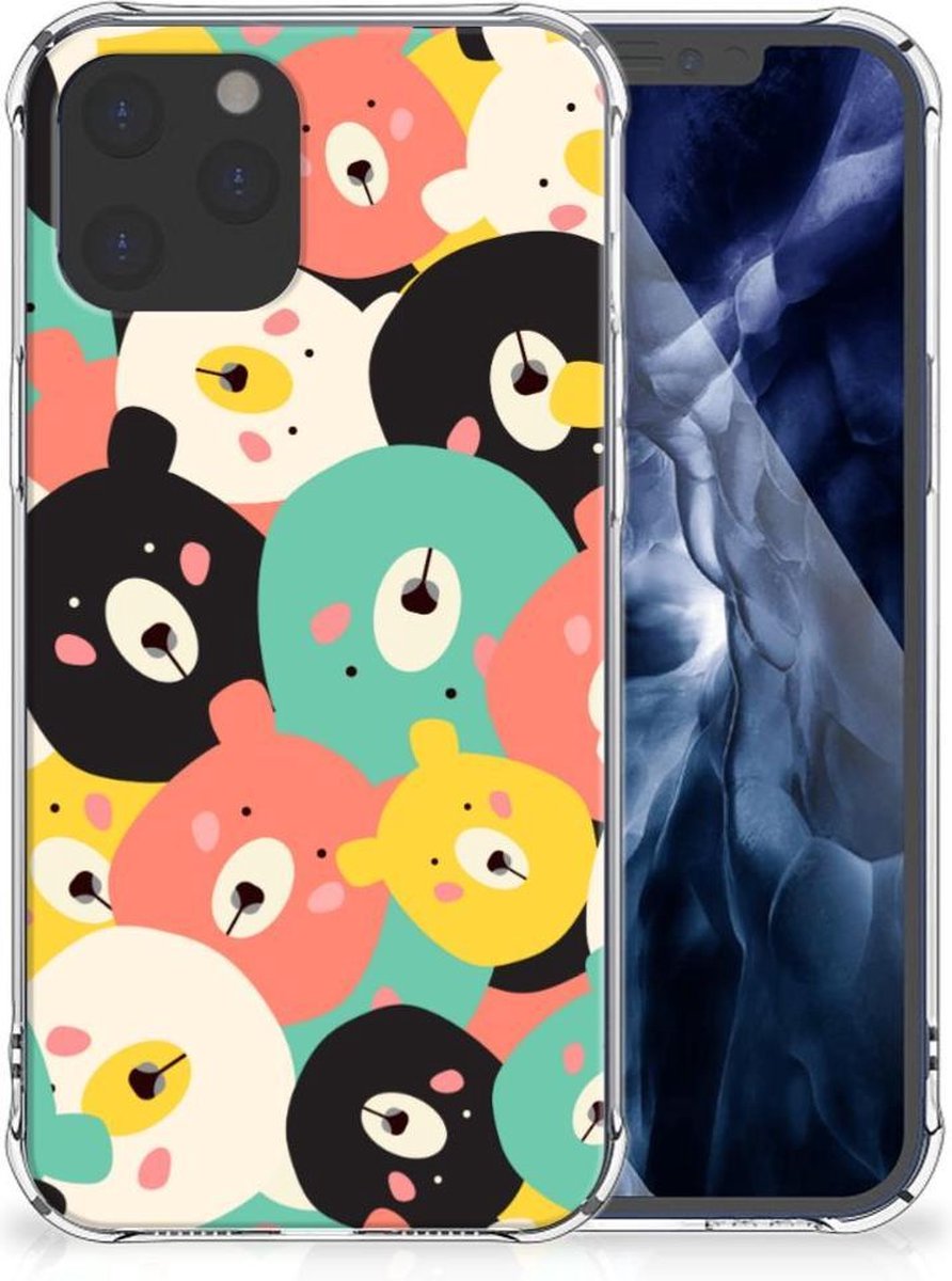 iPhone 12 Pro Max Stevig Bumper Hoesje Bears