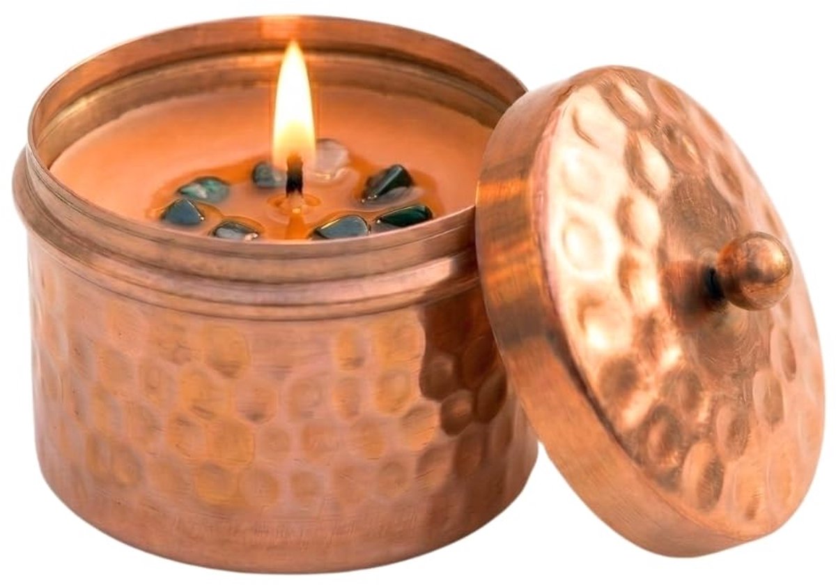 Veganistische sojawas geurkaarsen Tropical Vibe Sandelhout & Magnolia - ShopVlot