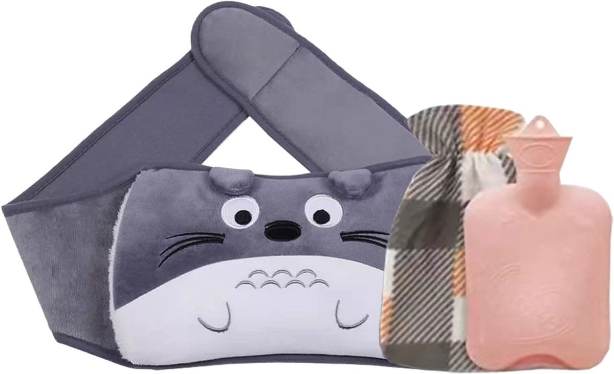 Rubberen Warmwaterkruik met Fleece Hoes - 3-in-1 voor Pijnverlichting, Artritis en Sportblessures - Perfect Cadeau voor Familie en Vrienden