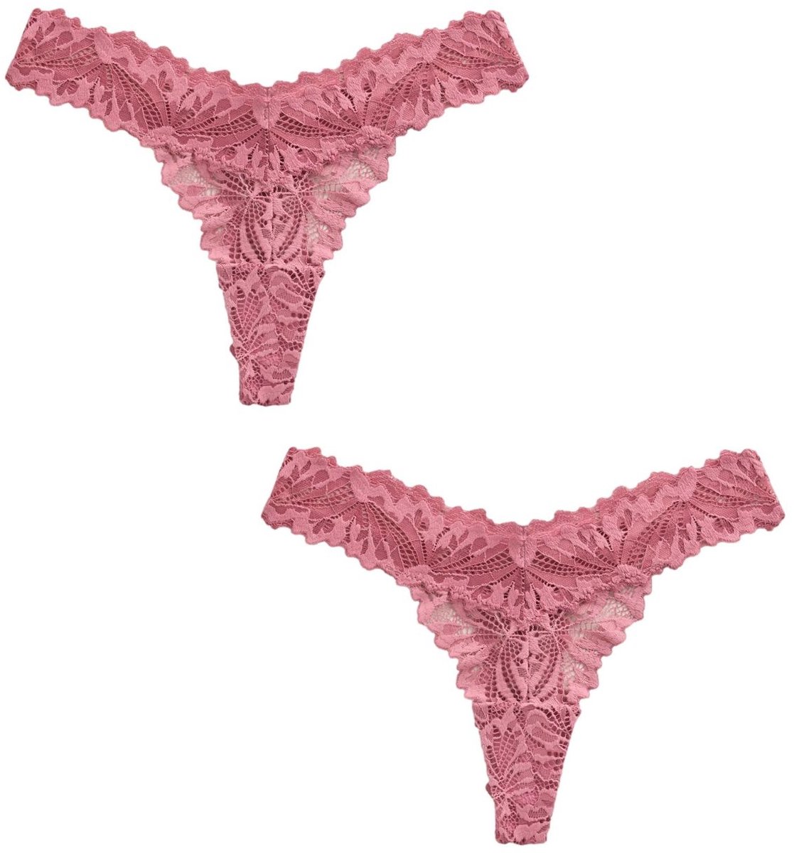 Next - Dames - Set van 2 kanten ultiem comfort strings - Roze