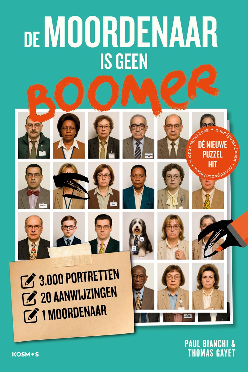 Moordpuzzelboek - De Moordenaar Is Geen Boomer
