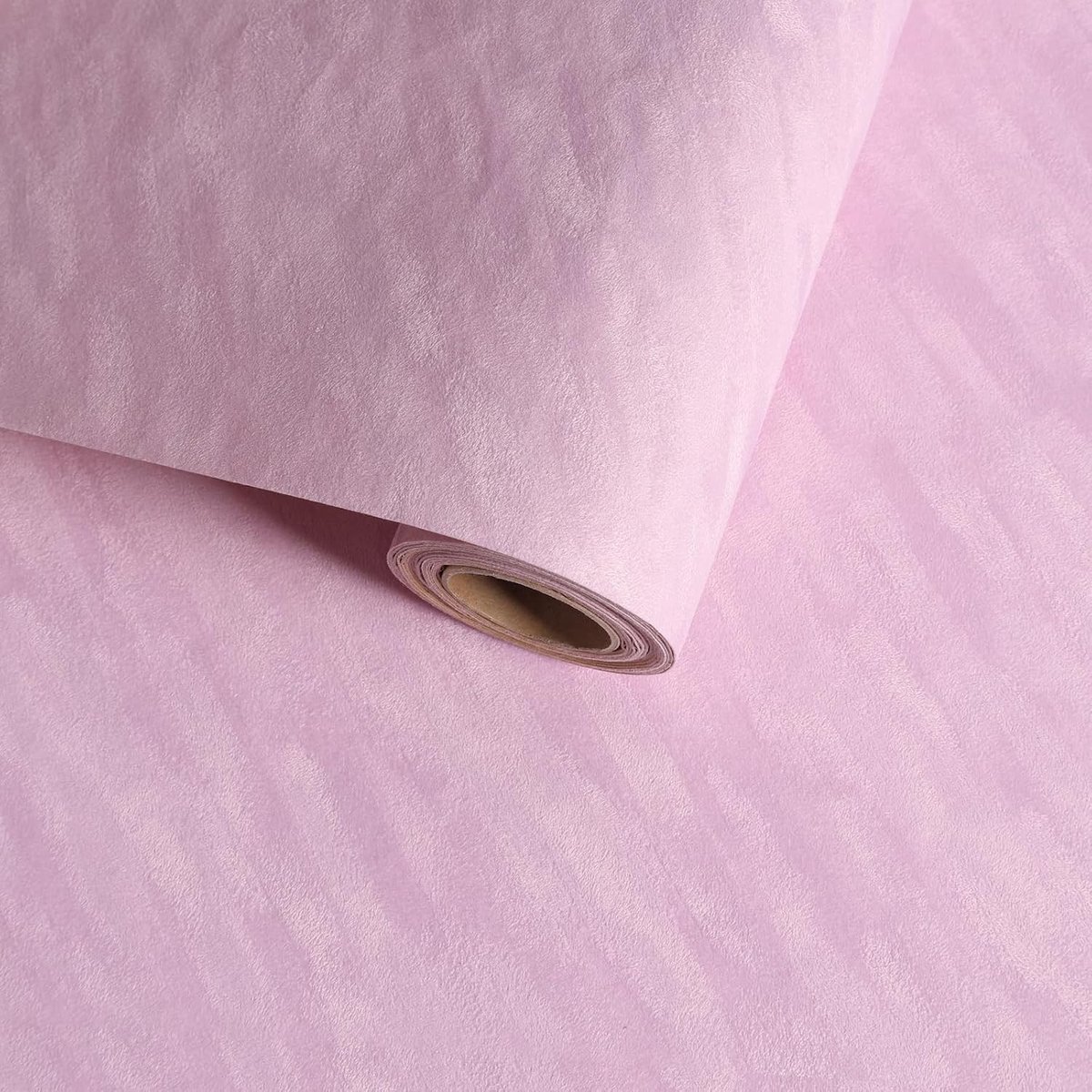 Zelfklevend Velours Behang in Roze - Dikke Flock Film voor Meubels, Kastdeuren en Lades - 30cm x 300cm Herbruikbare Bekleding