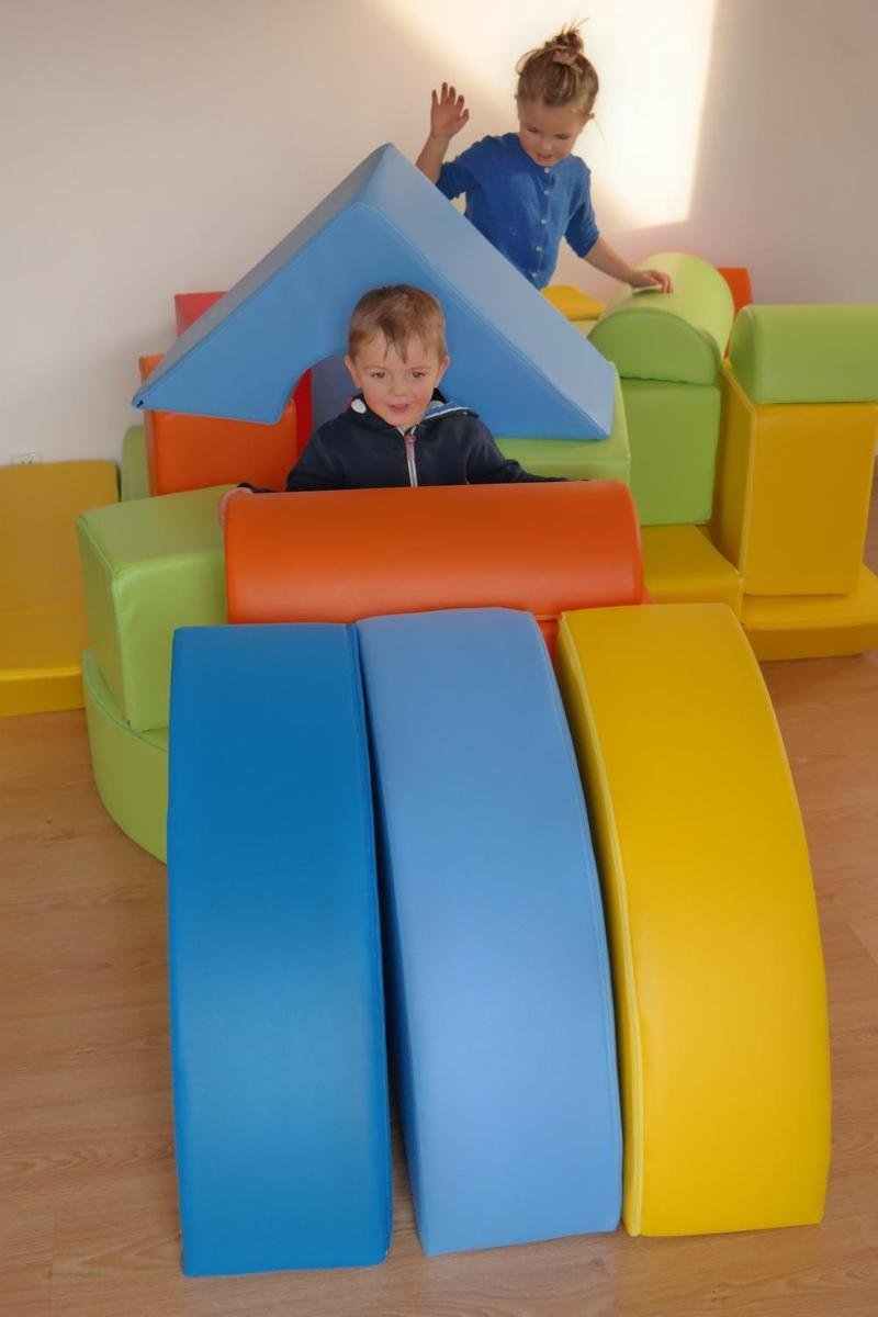Set de 11 blocs en mousse pour structure de motricité complète Sélection Papouille | Papouille