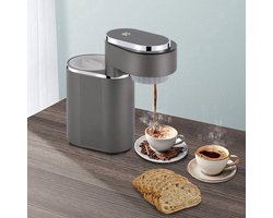 Compact Koffiezetapparaat - Donkergrijs - 600 W - 5 Kopjes - RVS - Voor Reizen En Kantoor