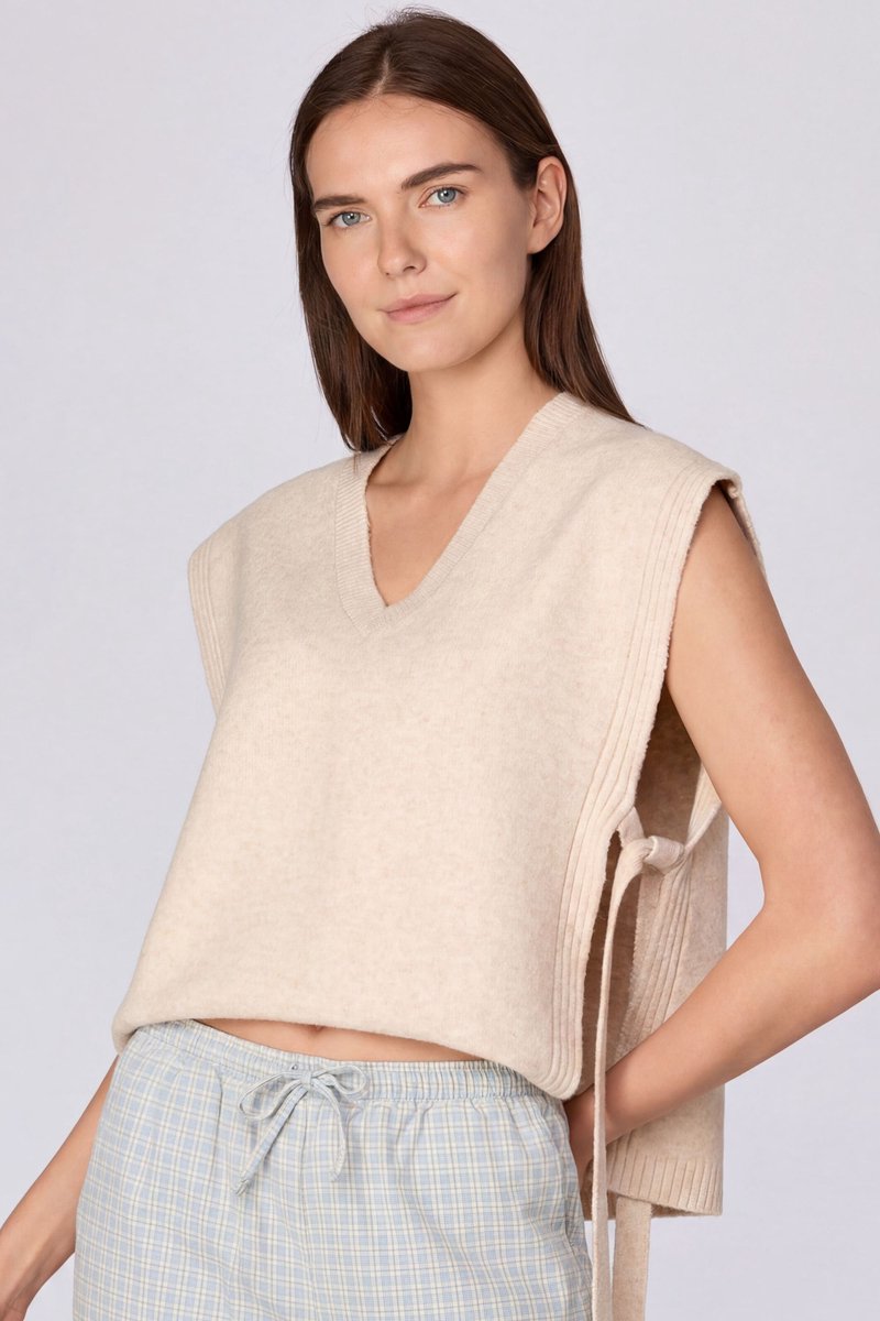 Woody Dames Debardeur Beige Beige XL/2XL