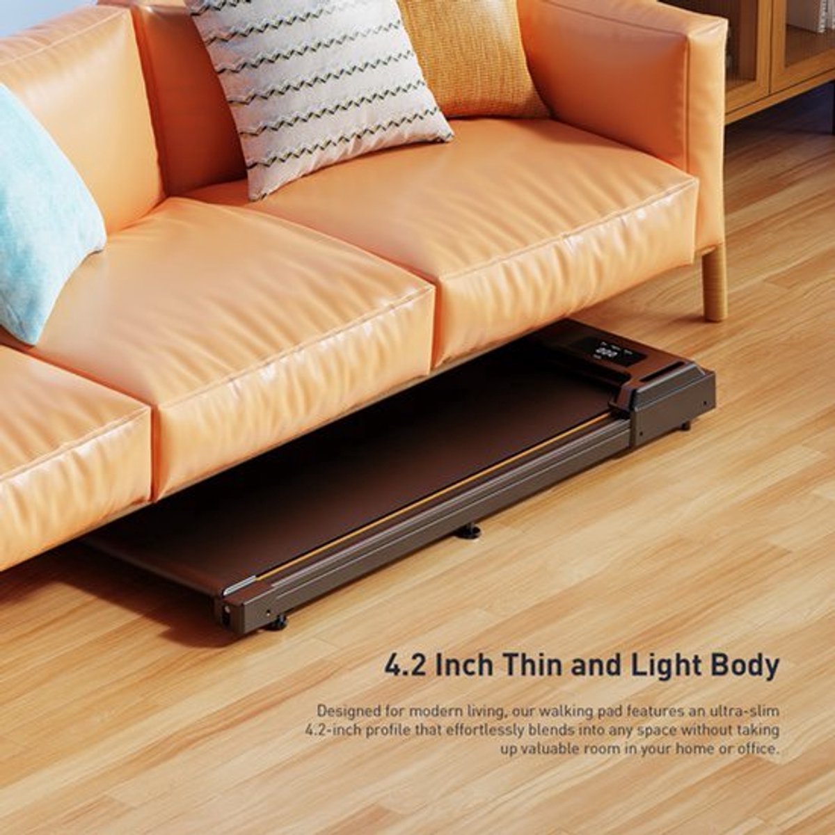 Loopband 2.5HP Snelheid 1-6 Km/u - 90x38 Cm Loopvlak - Opvouwbare Wandelband - Voor Thuisgebruik