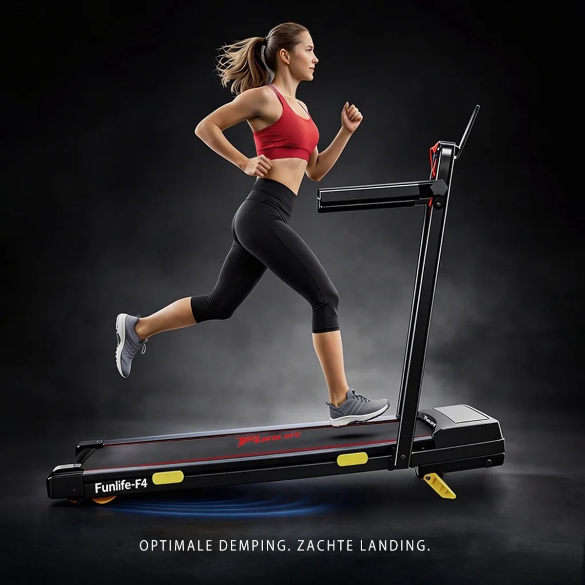 Blinxz.store – Opvouwbare Loopband met Helling – Fitness loopband – Hardloopband – Fitness Looptrainer – 1-12 km/u - Inklapbaar - Met Display