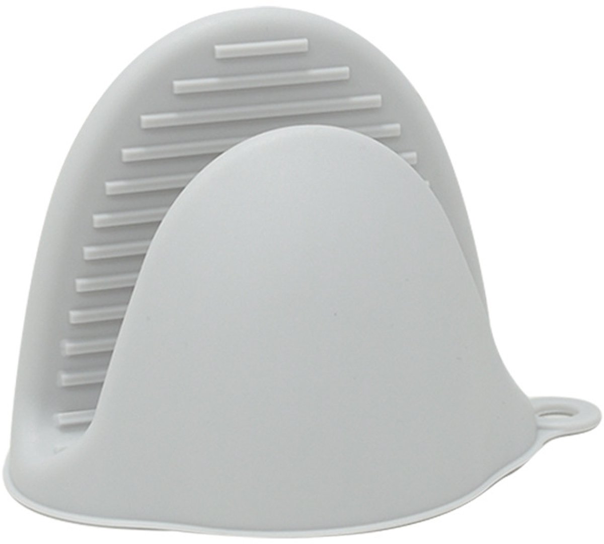 Hittebestendige handschoenen – set van twee – minimalistisch, effen kleur – bestand tegen hoge en lage temperaturen, veilig en stabiel – siliconenmateriaal, antislip en slijtvast – 10 x 8,5 x 8 cm