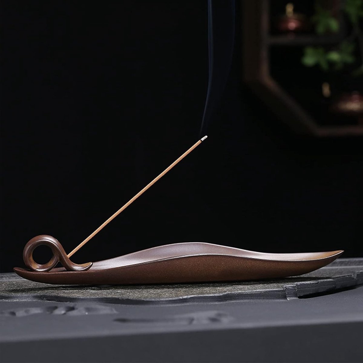 Porseleinen Houder voor Wierookstokjes - Askom voor Wierook, Creatieve Decoratie en Yoga Ruimte Accessoire