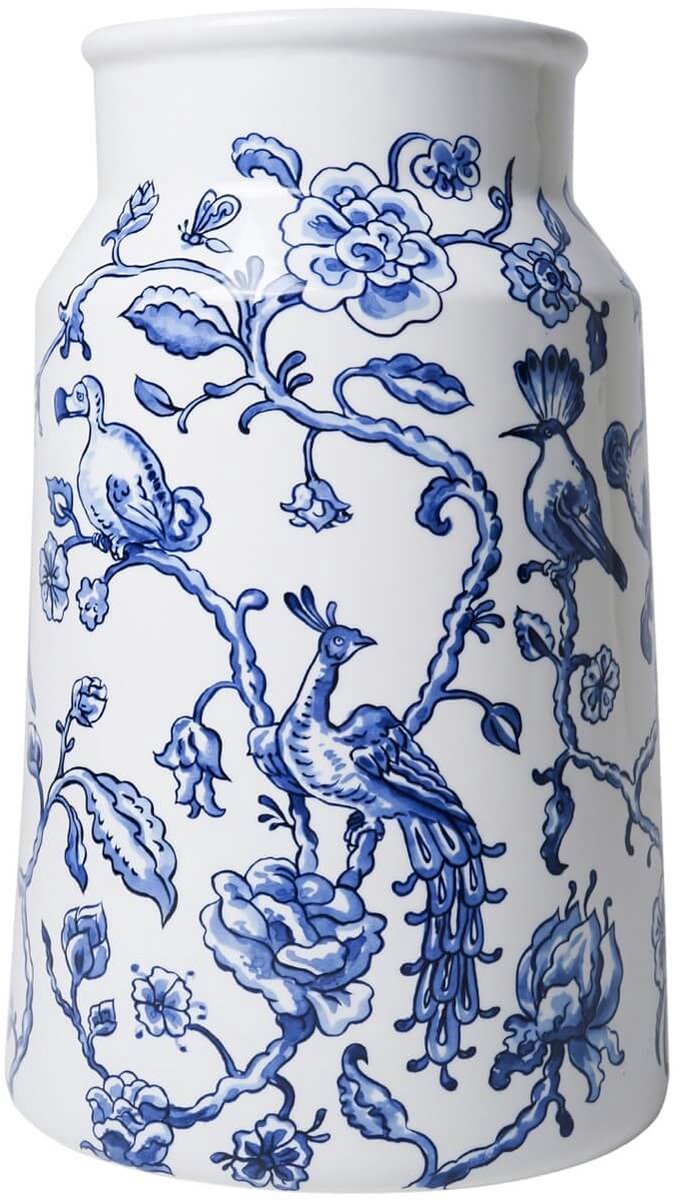 Heinen Delfts Blauw Melkbusvaas The Heritage Collection - Bonte Familie - Keramiek - 30 cm Delfts blauw
