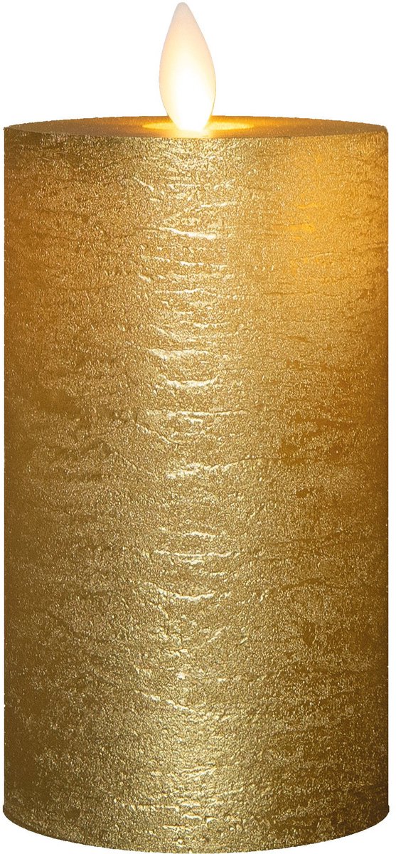 Annas Collection Stompkaars-USB wax 12,5x7,5 cm goud Anna's Collection geel