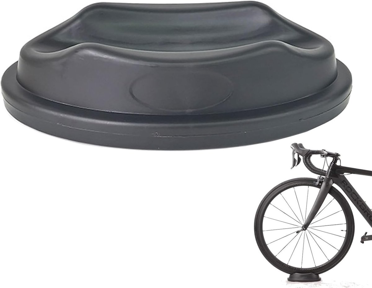 Voorwielsteun voor Fietstrainers met Schuimrubberen Padding - Ideaal voor Mountainbikes en Racefietsen, Afmetingen 22.5 × 12 × 6 cm, Stabiele Ondersteuning en Comfort tijdens het Fietsen