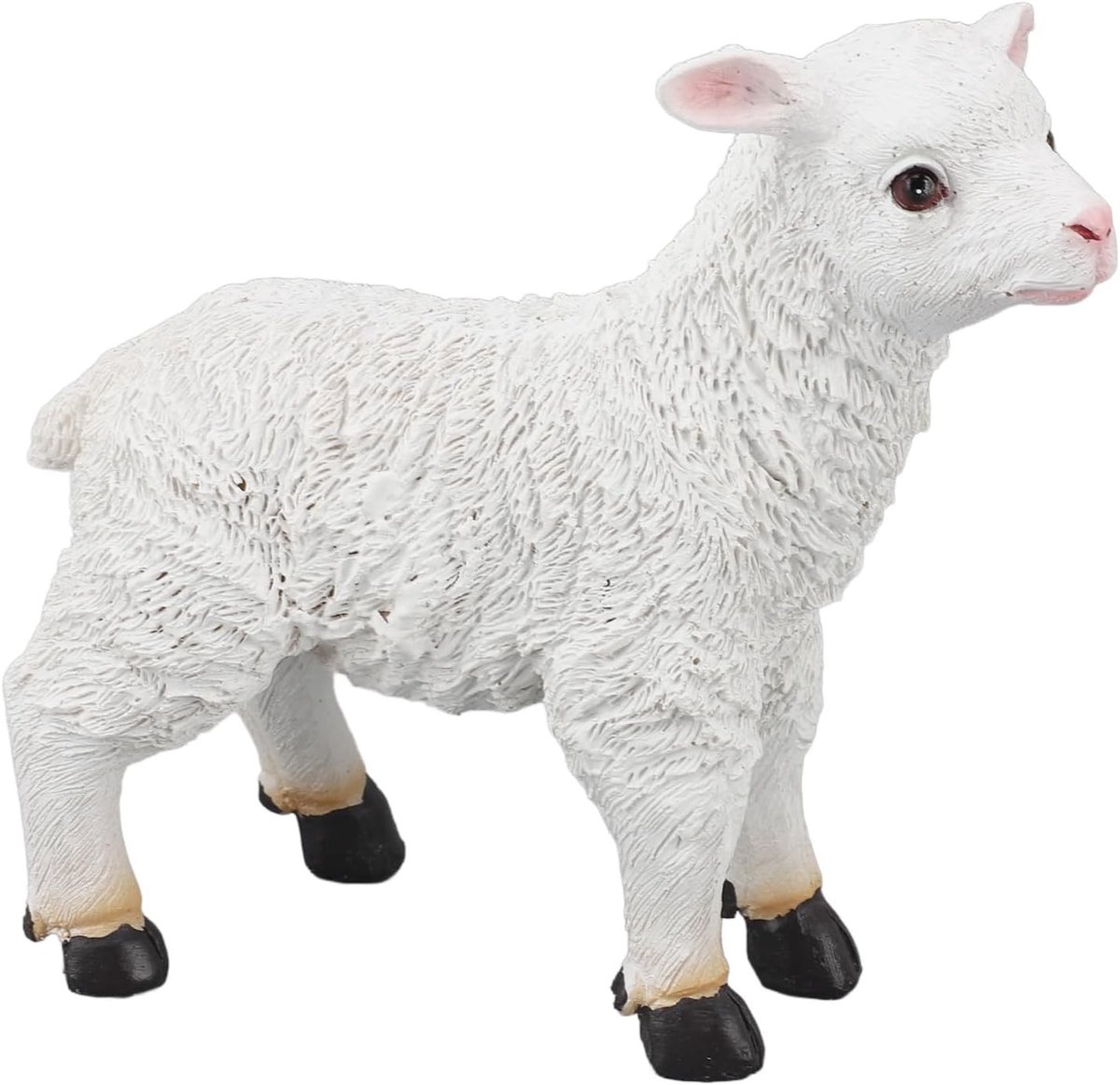 Schaap Beeld van Hars - Lam Figuren voor Boerderij Dier Sculptuur en Tuin Decoratie voor Binnen en Buiten