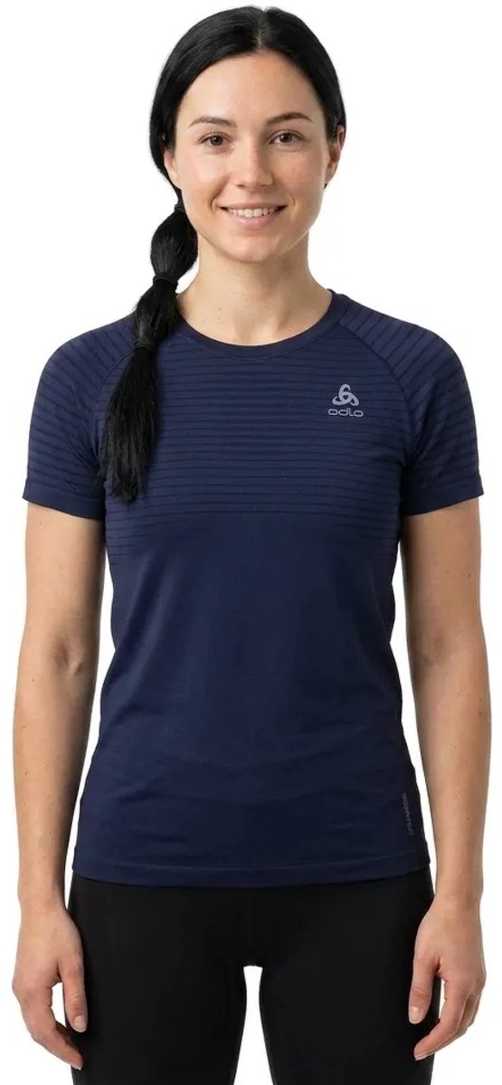 Odlo Performance X-light Korte Mouwen Basislaag Blauw S Vrouw