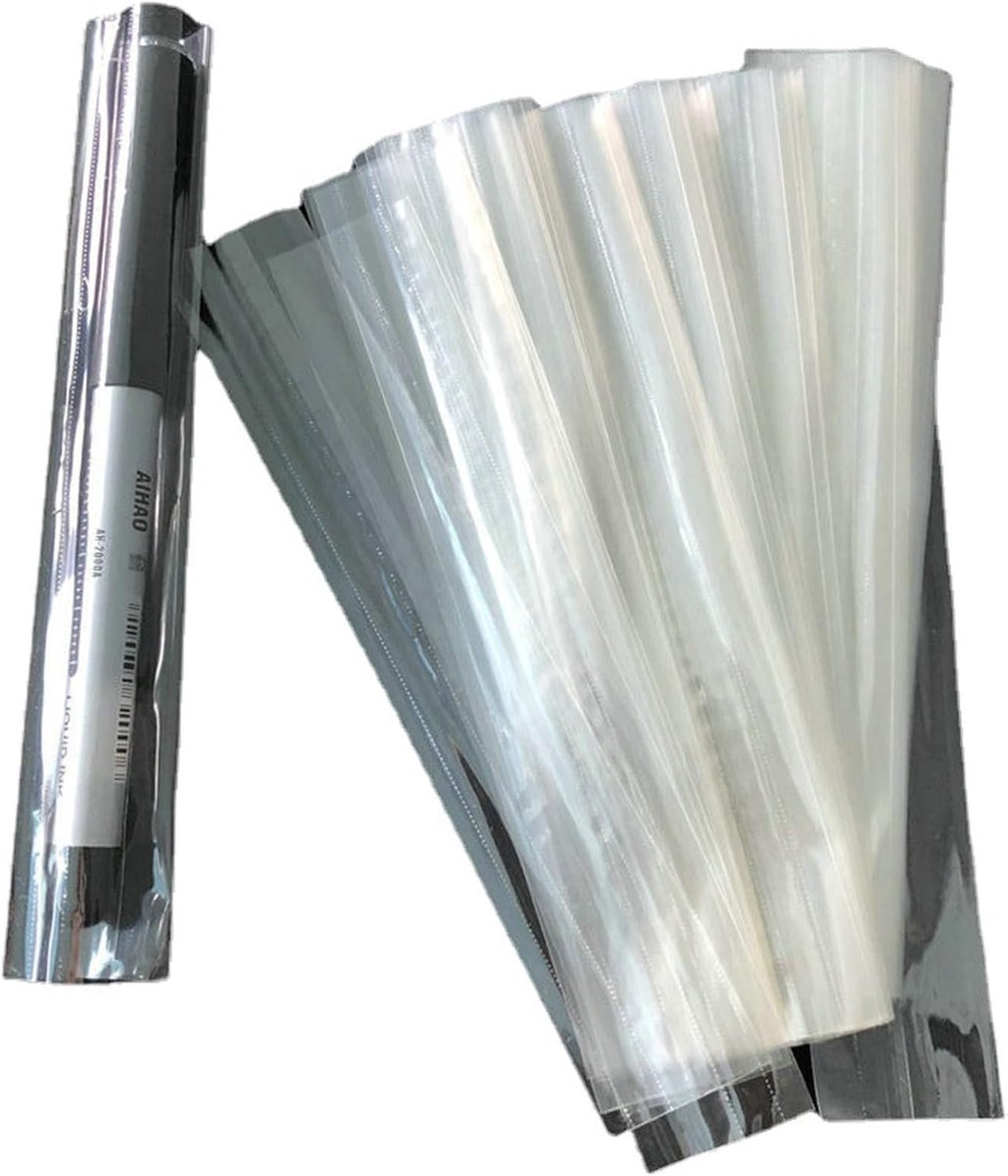 Duidelijke en geurloze krimpfolie zakken 13.5cmx10.5cm voor het verpakken van geschenken en DIY-projecten - 100 stuks