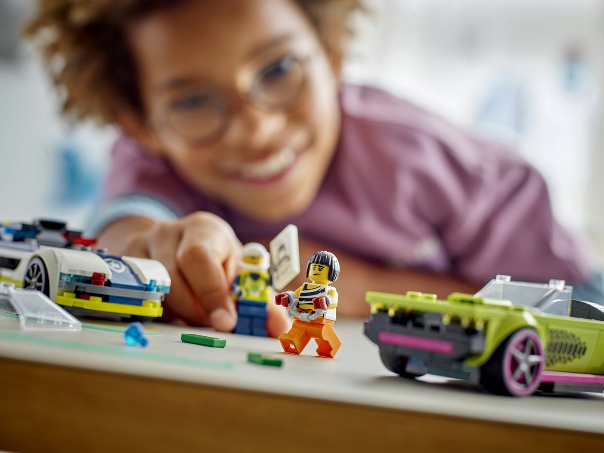 LEGO 60415 City Politiewagen en snelle autoachtervolging Politie Auto Speelgoed Set — afbeelding 20