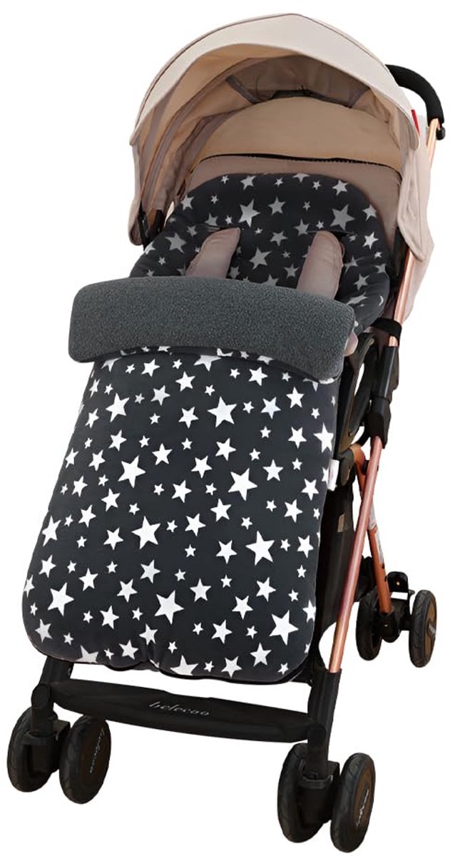 Universele Kinderwagen Voetenzak - Winter - Fleece Voering - Met Ritssluiting - Multifunctioneel - Voor Baby's en Peuters