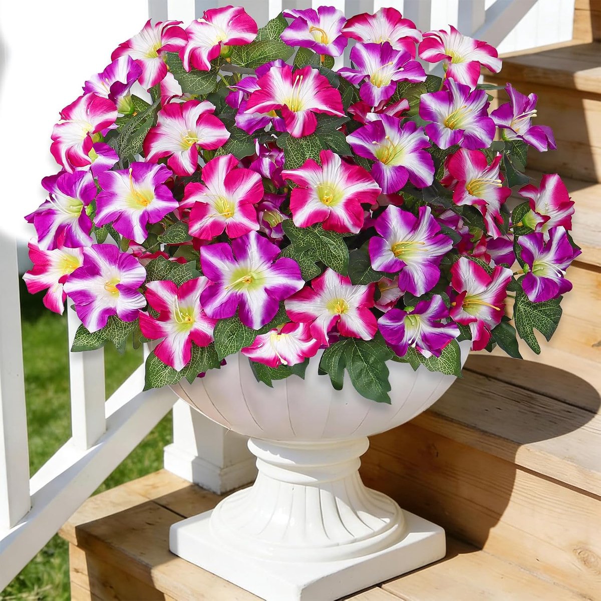 Hangende Kunstplant - Set van 4 - 52 cm - Zijde - Weerbestendig - Onderhoudsvrij
