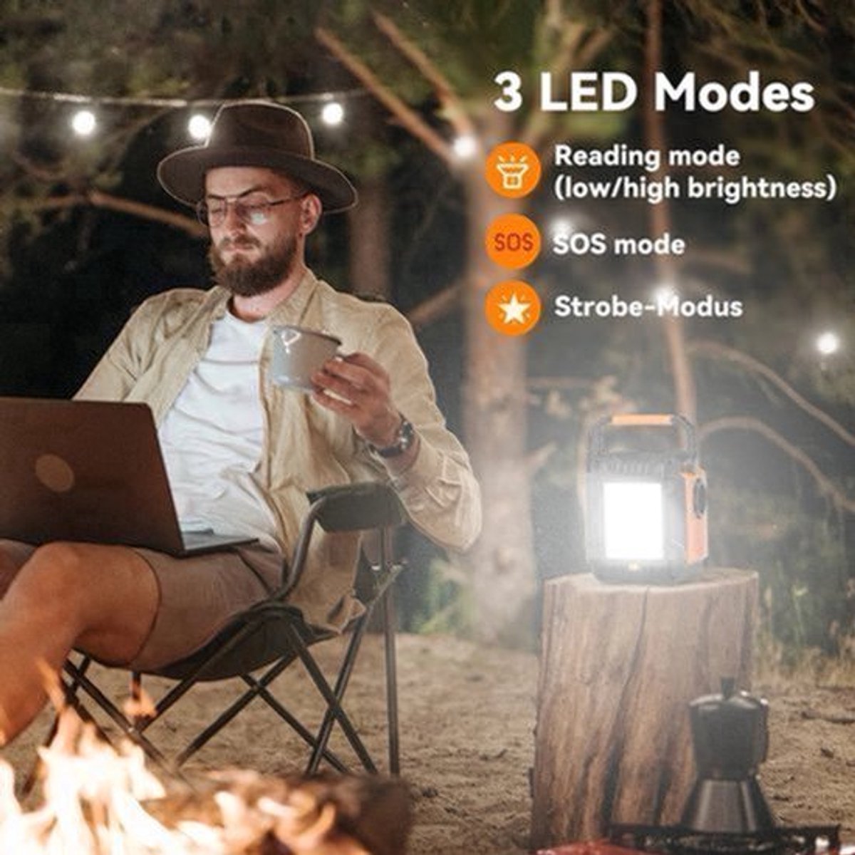 Draagbare Powerstation – Mobiele Energiecentrale – Noodstroomvoorziening – Camping Accu – 172,8 Wh Capaciteit – 200W Continu Vermogen