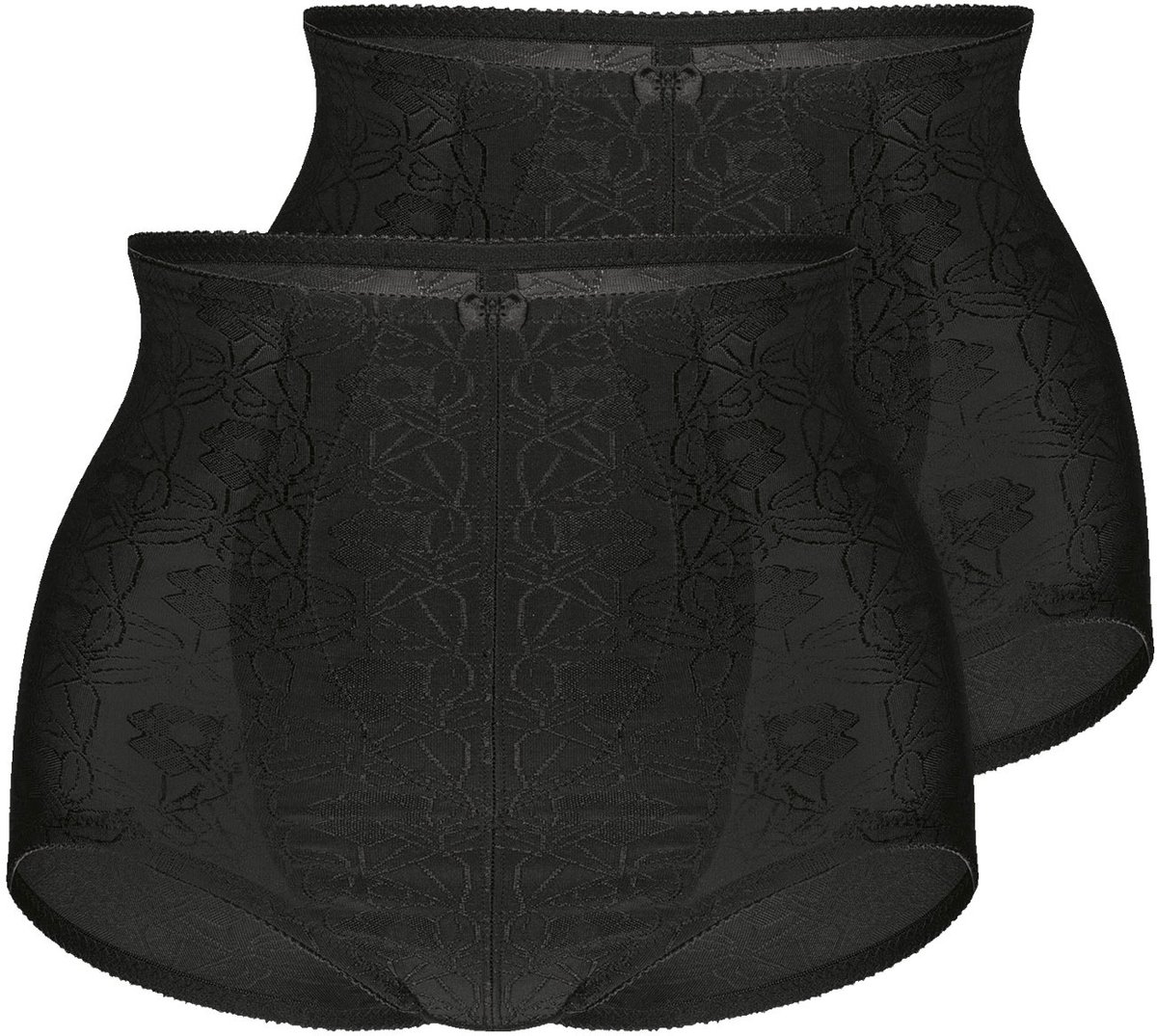 Verpakking van 2 stuks corrigerende slipjes SHINY JACQUARD