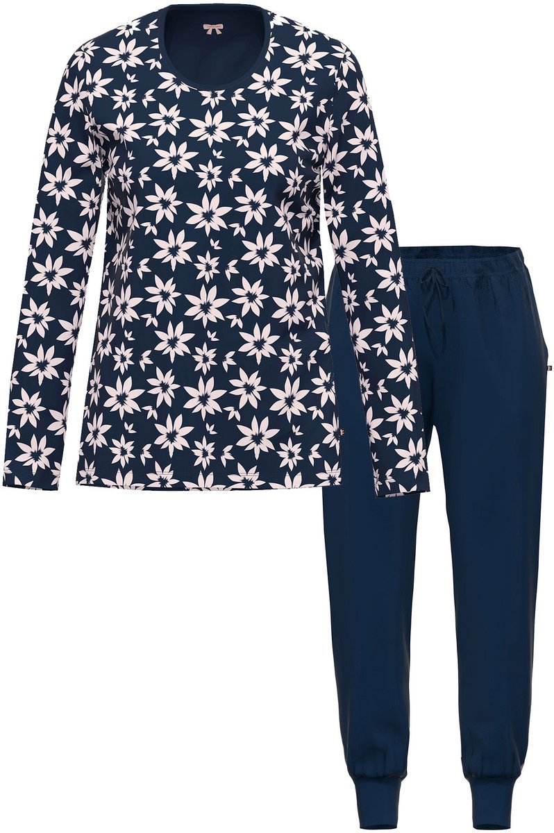 Dames shirt met lange mouwen, lange broek Night & Relax
