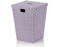 Wasmand Alvaro PP, paars 40x40x52 cm