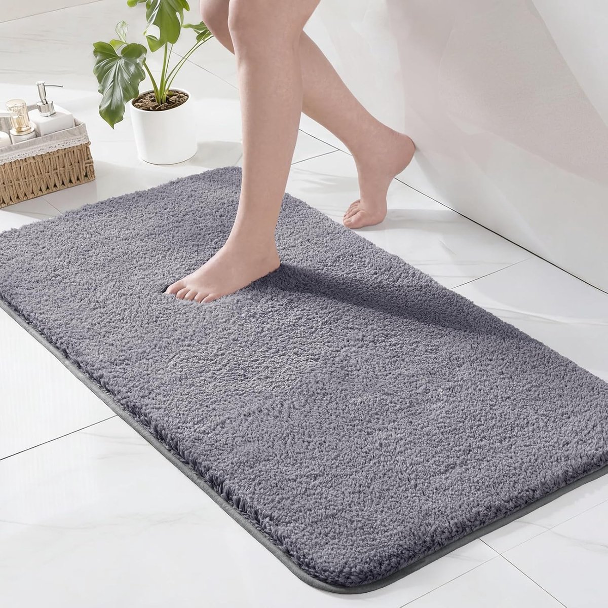 Badmat - 60 x 120 cm - Rubber - Modern - Antislip - Absorberend