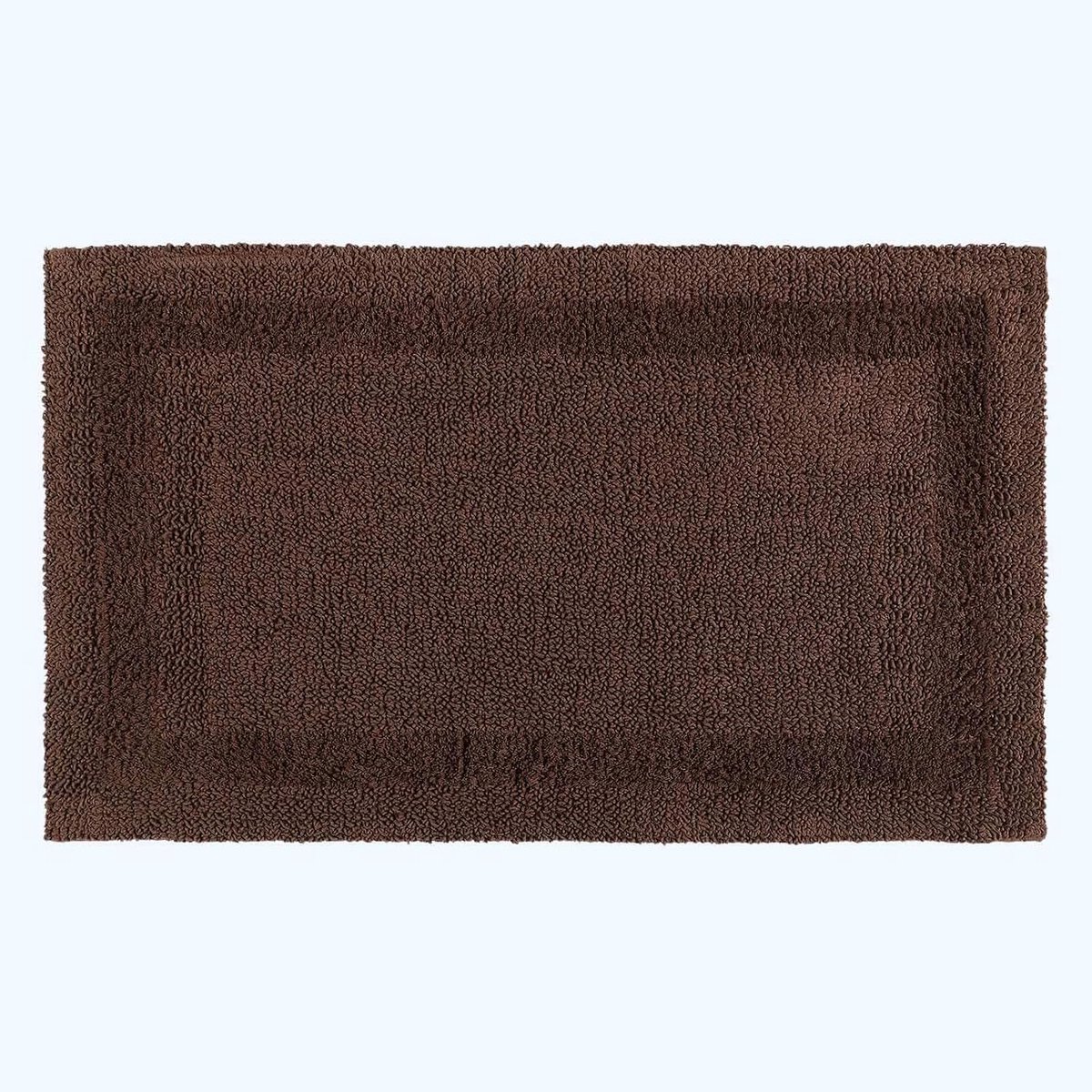 Badmat - 70 x 120 cm - Katoen - Antislip - Absorberend - Bruin