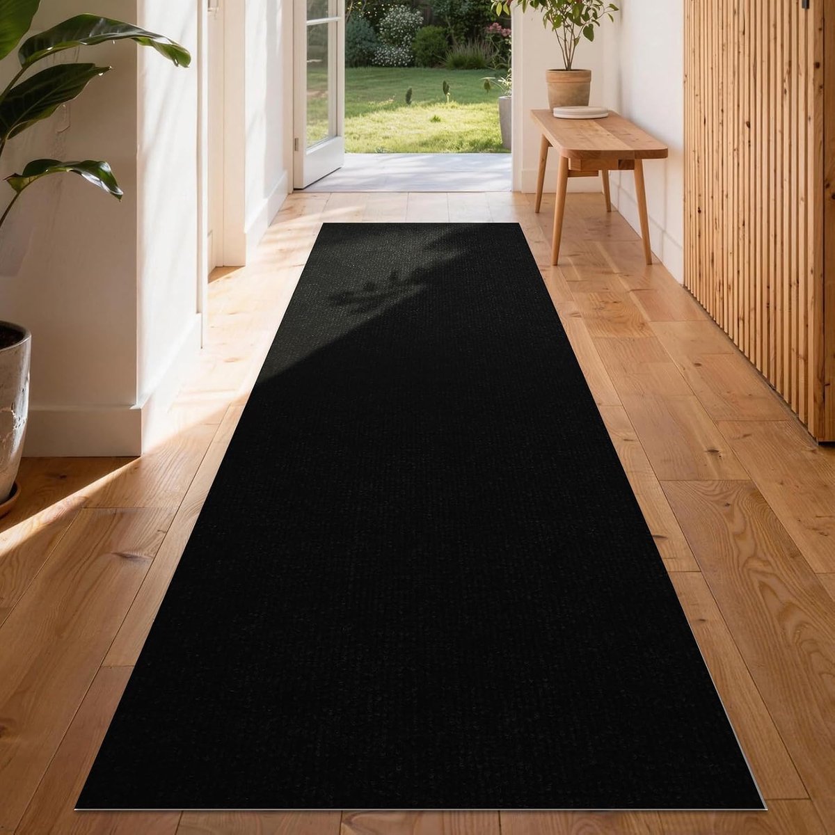 Tapijtloper - 240 x 60 cm - Antislip - Zwart