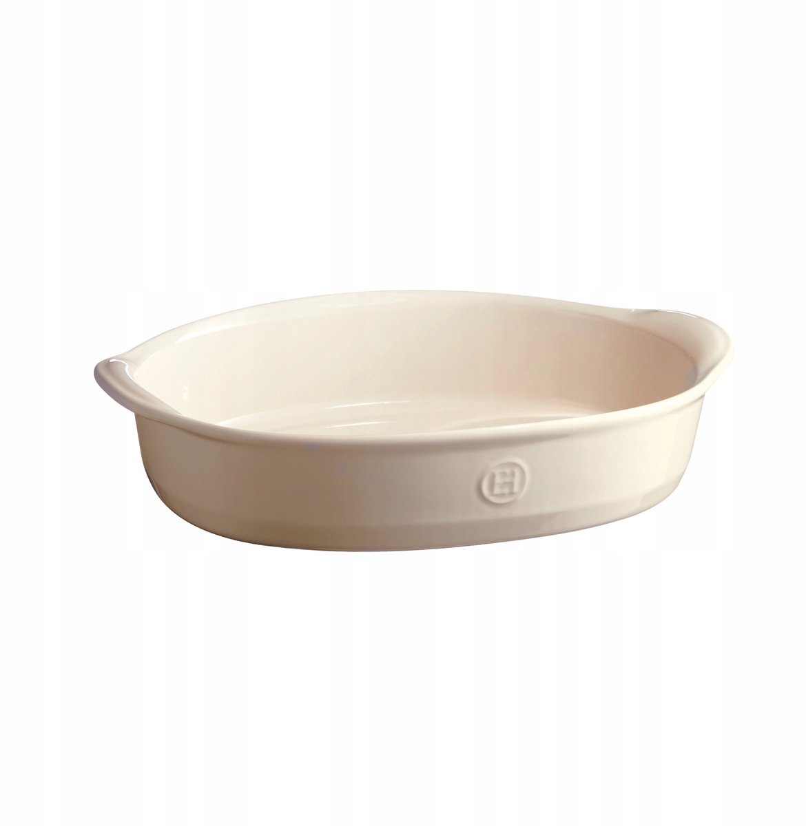 Ovale keramische ovenschaal 2,3L - crème