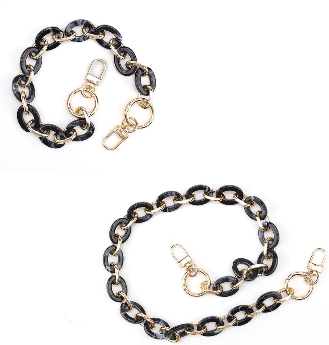 Verstelbare Tas Ketting Set, Afneembare Verlengketting voor Handtassen en Rugzakken