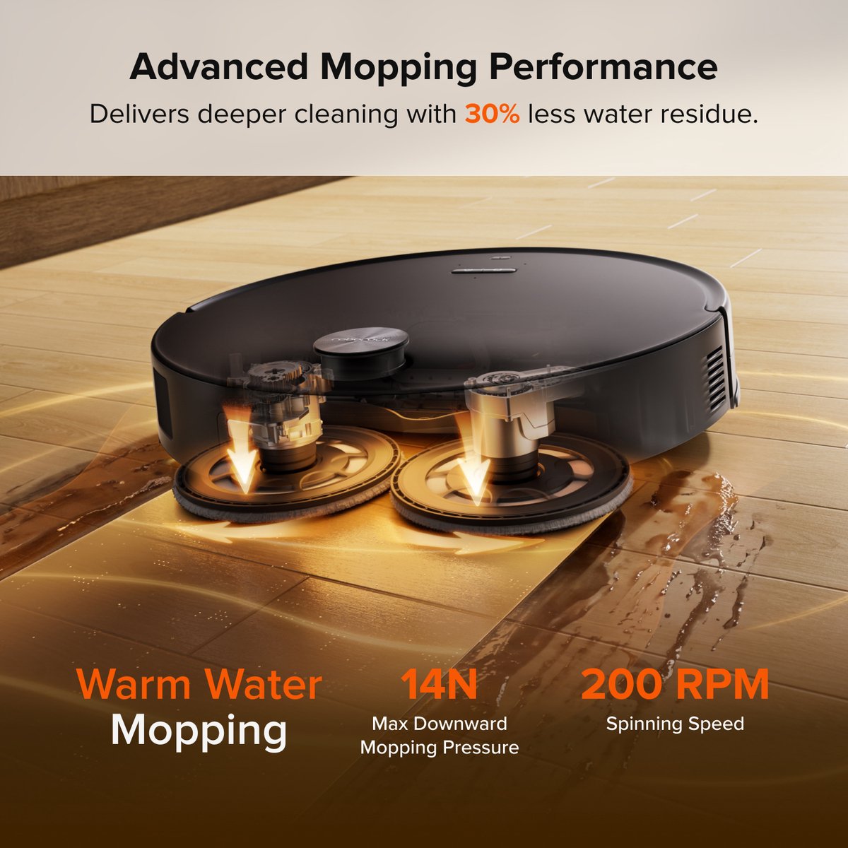 Roborock Saros 20 Neo-Robotstofzuiger Met Dweilfunctie-36000Pa-AdaptiLift Chassis 3.0-Kan drempels tot 8,8 cm-RetractSense Navigatiesysteem-7.95 cm Ultraslank Ontwerp-FlexiArm-technologie-100℃ Warmwatermopwas–Zelfreinigend Station&Anti-Klit Borstels thumbnail 5