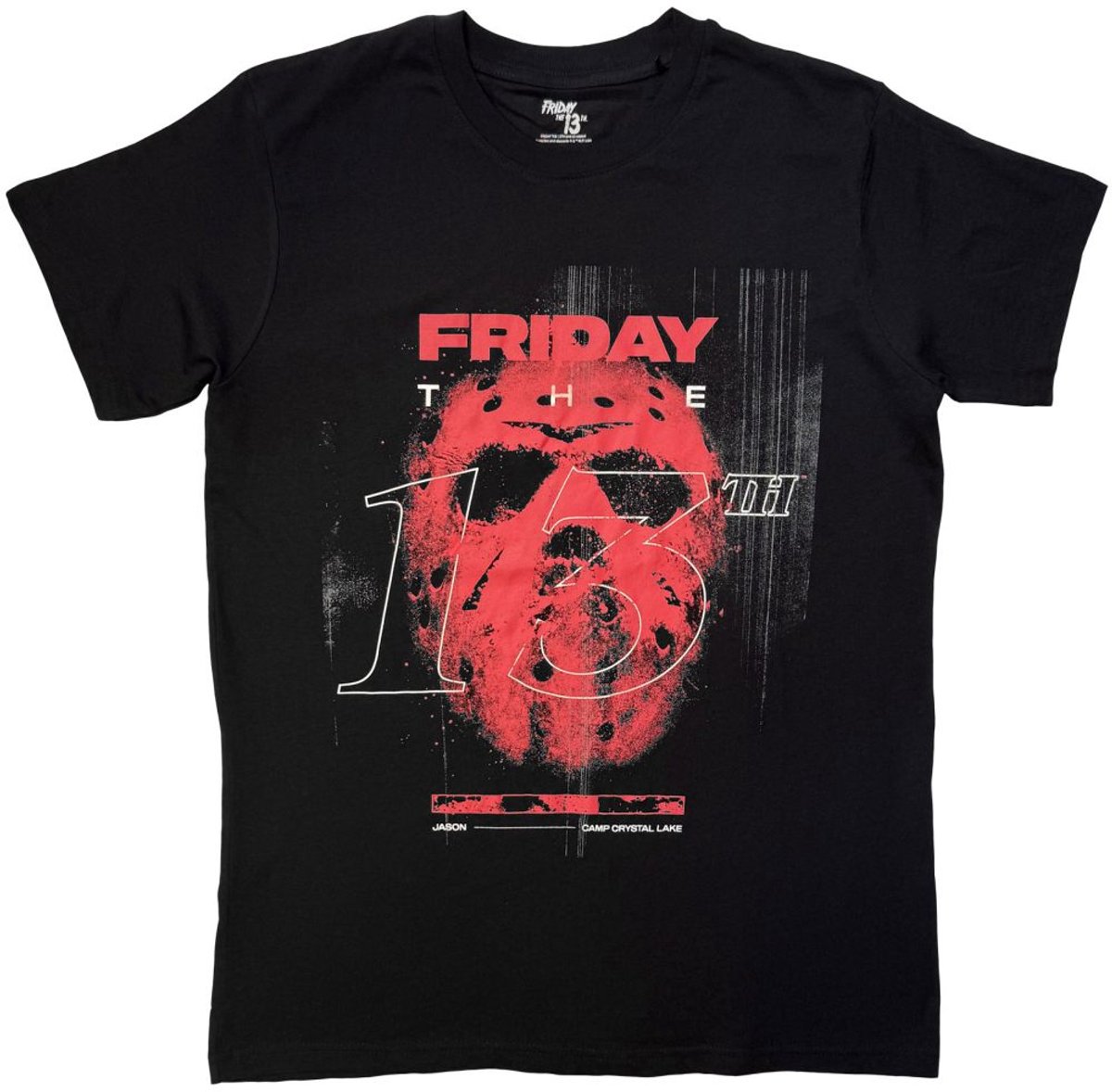 Friday The 13th - Camp Crystal Lake Heren Tshirt - M - Zwart