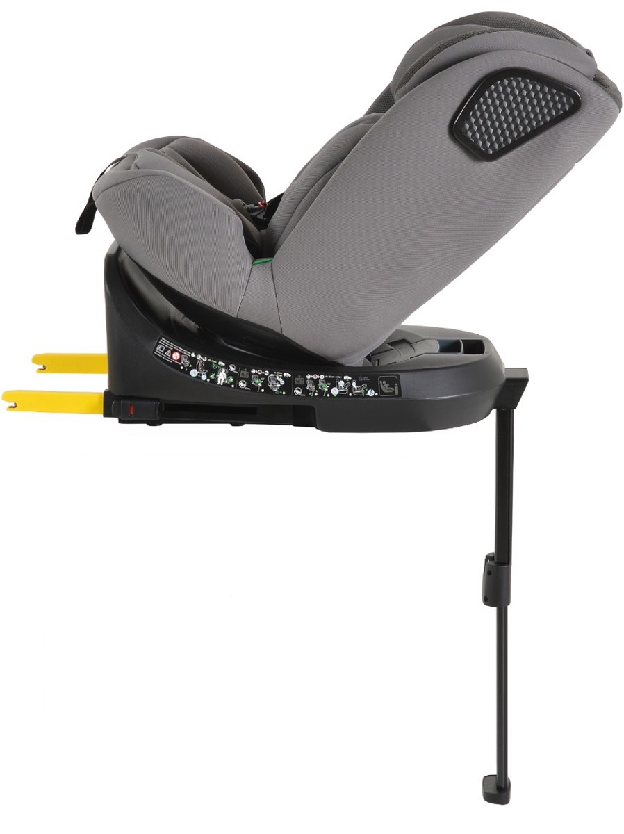 Cangaroo Bravo Grey 40-150 cm 360° i-Size Autostoel – foto 7