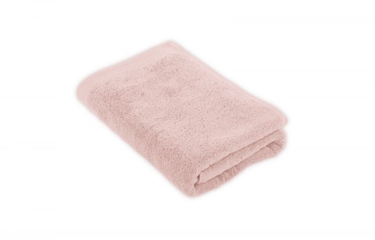 Tiseco Home Studio - Badlaken DELUX - 100% katoen - 550 g/m² - 70x140 cm, roze