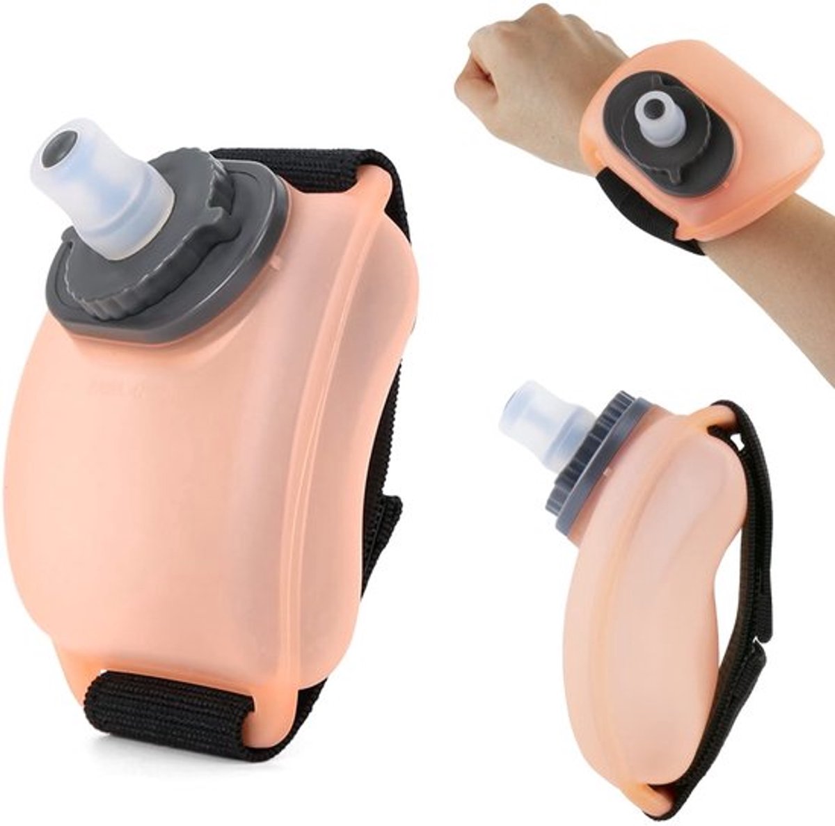 MTTProducts - Sports Water Bottle - Mini Sportfles - Handige Polsband - 200 ml