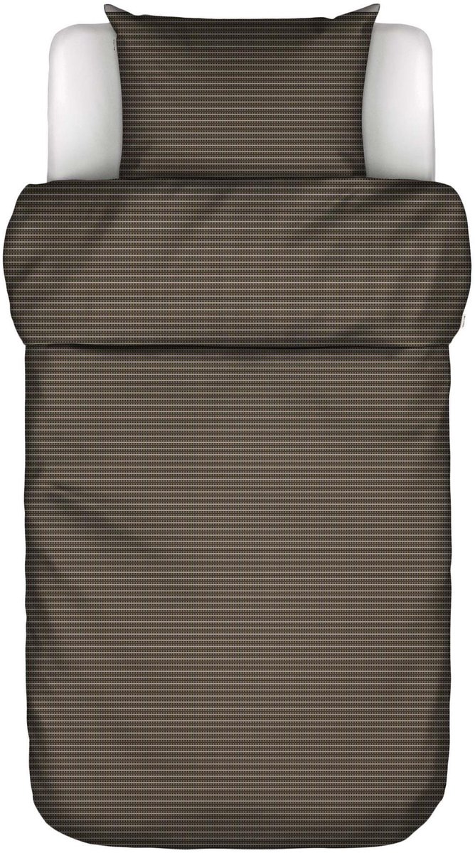 Marc O'Polo Aren Dekbedovertrek Walnut - Eenpersoons – 140x200/220 cm