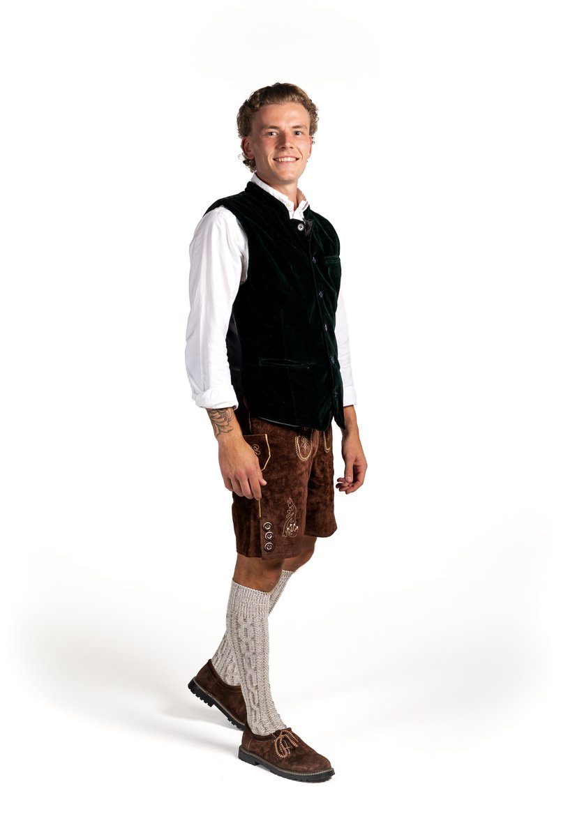 SAMEX Alex - Heren Trachtenvest - Oktoberfest Gilet - Groen