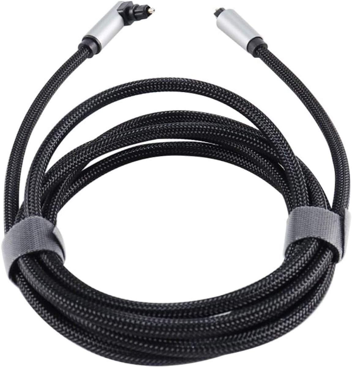 Optische Digitale Audiokabel voor Soundbar en TV - 90 Graden Hoek, 2 Meter, Geschikt voor Home Theater en Versterkers