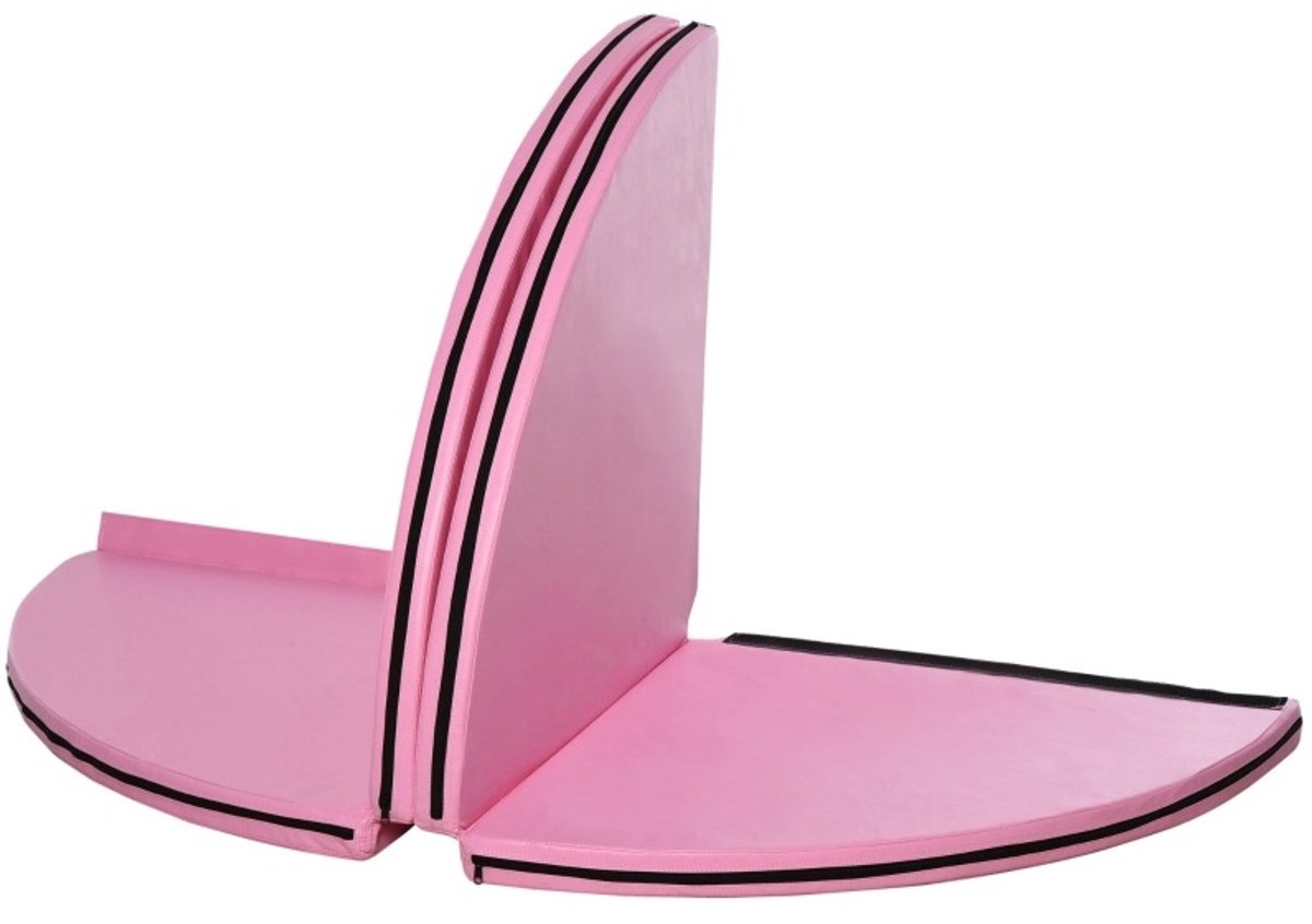 MODFU - Pole-Dance Mat - Rond Opvouwbaar - Voor Fitness - Kunststof - Roze - 150 Cm