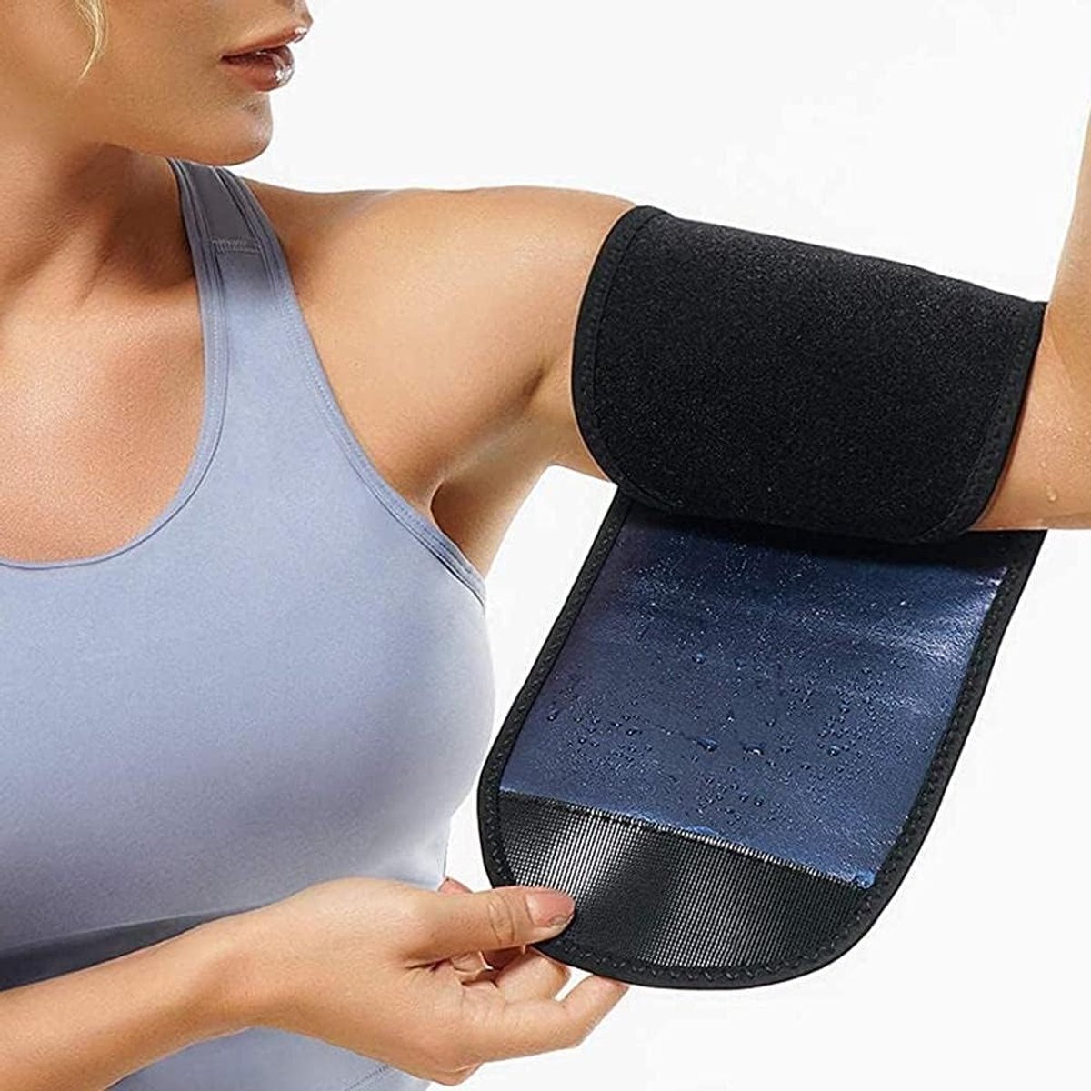 Armtrimmers voor Effectieve Vetverbranding, Compressiearm Mouwen en Saunawraps voor Sporttraining en Fitness