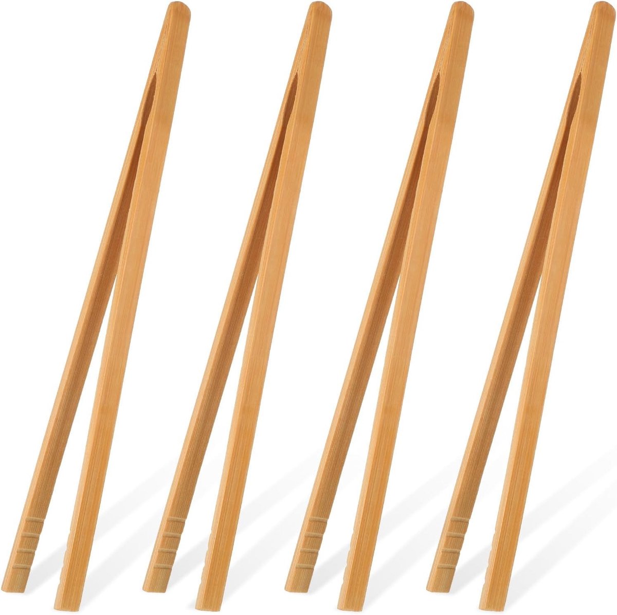 Houten Toasttangen 25 cm - Herbruikbare, Antislip Keuken Tangen voor Salades, Grillen en Brood