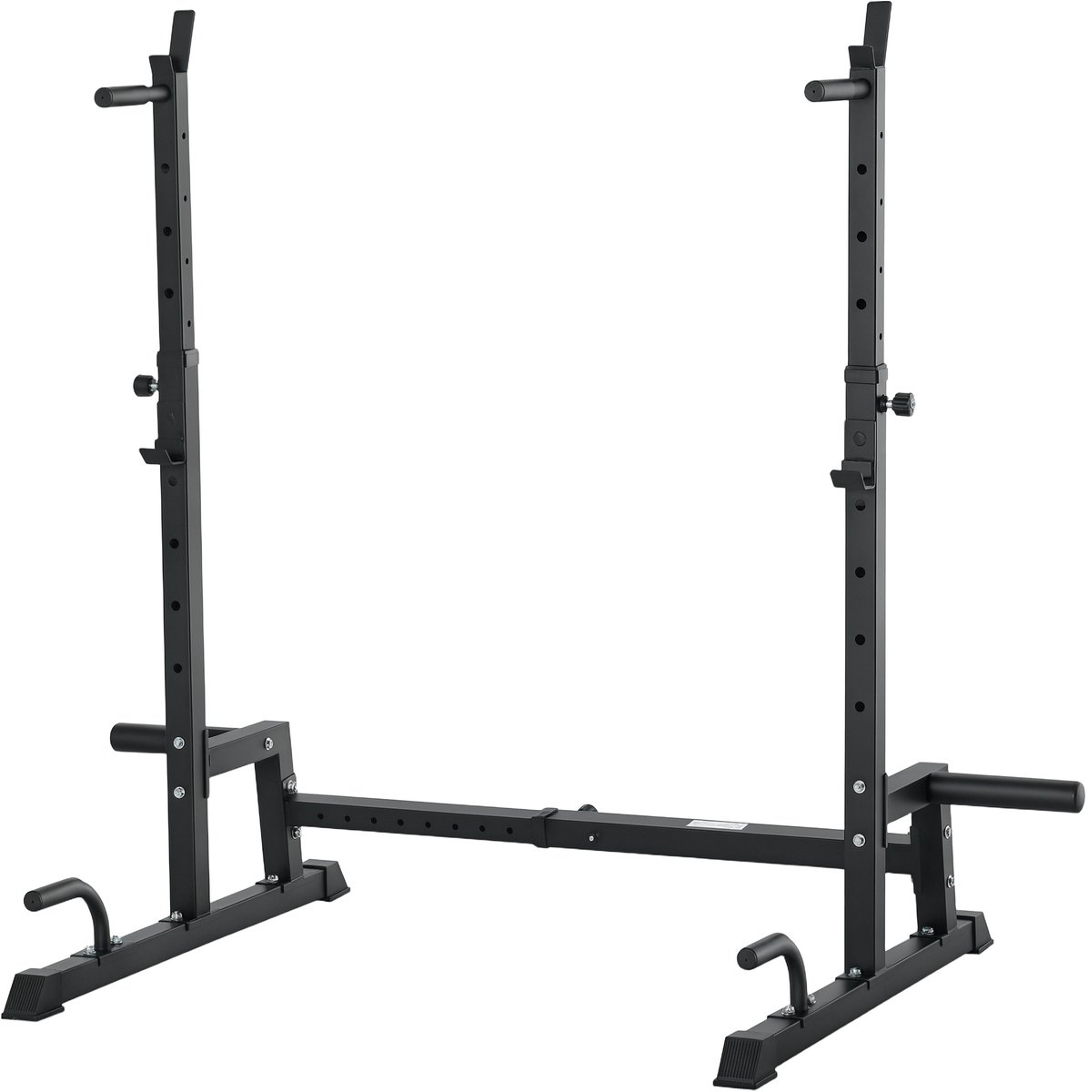 HOMCOM Halter squat rek Staal 170L x 103B x 111-161H cm Zwart
